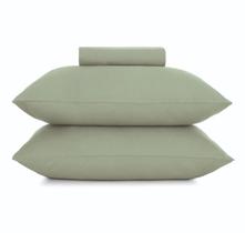 Kit 2 Fronhas + Lençol Queen c/ Elástico Malha Fio Penteado Altenburg