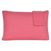 Kit 2 Fronhas Lisa 50Cm X 70Cm Malha 100% Algodão Azul - Panosul