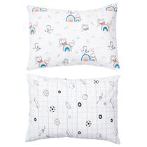Kit 2 Fronhas Papi 40x30cm Estampa Dino Esporte Kit 2 Fronhas Papi 40x30cm Estampa Dino Esporte