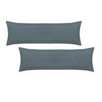 Kit 2 Fronhas Para Travesseiro de Corpo Body Pillow Toque Acetinado 40cm x 130cm Altenburg Slim