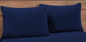 Kit 2 Fronhas Simples C/ Zíper 70x50 Percal 180 Fios