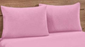 Kit 2 Fronhas Simples com Bainha 70cmx50cm Percal 180 Fios