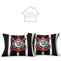 Kit 2 Fronhas Time de Futebol 50x70 Capa de Travesseiro Personalizada