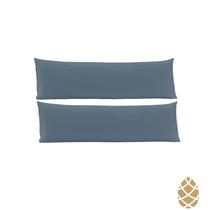 Kit 2 Fronhas Toque Acetinado 40x130 Altenburg Azul Dimensão Kit 2 Fronhas Toque Acetinado 40x130 Altenburg Azul Dimensão