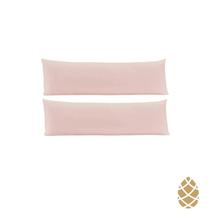 Kit 2 Fronhas Toque Acetinado 40x130 Altenburg Rosa Lunar