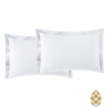 Kit 2 Fronhas Toque Acetinado 50x70 Altenburg Branco Kit 2 Fronhas Toque Acetinado 50x70 Altenburg Branco