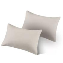 Kit 2 fronhas Toque de seda 300 Fios liso 50x70cm Jolitex