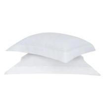 Kit 2 Fronhas Travesseiro 180 Fios Basic Percalle 50X70cm Buddemeyer Branco