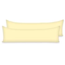 Kit 2 Fronhas Travesseiro de Corpo Xuxão 1,30x40 200 Fios 100% Algodão