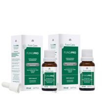 Kit 2 Fungipro Foot Care Fortalecedor e Regenerador de Unhas Natural 20ml - WNF