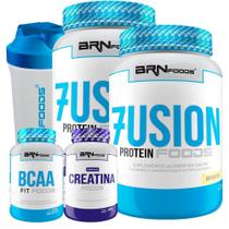 Kit 2 Fusion Protein 900G+ Bcaa 100G+ Creatina 100G Kit 2 Fusion Protein 900G+ Bcaa 100G+ Creatina 100G