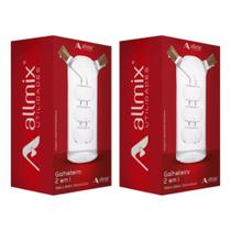 Kit 2 Galheteiro E Azeiteiro De Mesa 350ml Borossilicato 350ml