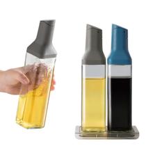 Kit 2 Galheteiro Vidro 500ml Porta Vinagre Azeite Óleo De Cozinha Dosador
