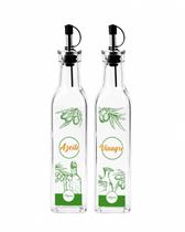 kit 2 Galheteiros de Vidro 500ml Azeite Vinagre Bico Dosador kit 2 Galheteiros de Vidro 500ml Azeite Vinagre Bico Dosador