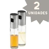 Kit 2 Galheteiros Spray Porta Azeite Vinagre Vidro 100 Ml Evita desperdício - Amigold