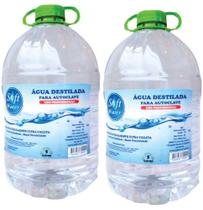 Kit 2 galões Água Destilada 5 Litros Para Autoclave Soft Water