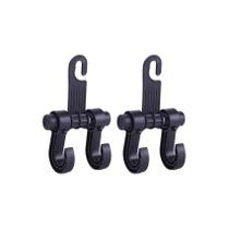 Kit 2 Gancho Veicular Suporte Sacola Bolsa Compra Carro