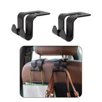 Kit 2 Ganchos Cabide p/ Pendurar Bolsa Roupa Sacola Veicular