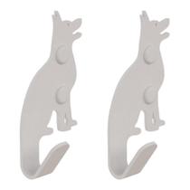 Kit 2 Ganchos De Parede Decorativo Pendurador De Bolsa C.B