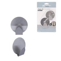 Kit 2 Ganchos de Parede Inox Kit 2 Ganchos de Parede Inox