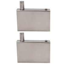Kit 2 Ganchos em Aço Inox Cabide de Parede Roupas Toalheiro Banheiro Lavabo Orquídea Kit 2 Ganchos em Aço Inox Cabide de Parede Roupas Toalheiro Banheiro Lavabo Orquídea
