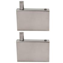 Kit 2 Ganchos em Aço Inox Cabide de Parede Roupas Toalheiro Kit 2 Ganchos em Aço Inox Cabide de Parede Roupas Toalheiro
