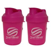 Kit 2 Garrafa Coqueteleira Shaker Fitness 400ml com Divisórias Kit 2 Garrafa Coqueteleira Shaker Fitness 400ml com Divisórias