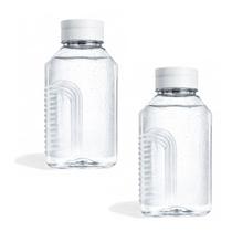 Kit 2 Garrafa De Geladeira Tampa Estilo Cascata Água 1,5L
