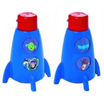 Kit 2 Garrafa Infantil Foguete Toy Story Buzz Woody P/ Suco E Refri