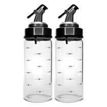 Kit 2 Garrafa para Azeite e Vinagre com Bico Dosador Galheteiro Vidro 320ml Em Casa Tem Kit 2 Garrafa para Azeite e Vinagre com Bico Dosador Galheteiro Vidro 320ml Em Casa Tem