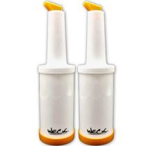 Kit 2 Garrafa Store'n Pour 1 Litro Laranja Para Caldas Licores Drink Bar Coquetelaria Kit 2 Garrafa Store'n Pour 1 Litro Laranja Para Caldas Licores Drink Bar Coquetelaria