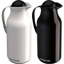 Kit 2 Garrafa Térmica De Mesa Siena 1,0l com tonalidade Café Com Leite