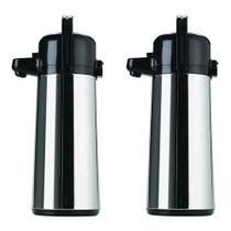 Kit 2 Garrafa Térmica Grande Inox Air Pot 1,8 Litros Invicta