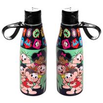 Kit 2 Garrafas Abre fácil Turma da Mônica 530ml Estampa