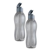 kit 2 Garrafas de Água Tupperware Eco Tupper Chumbo 1L