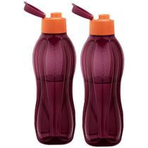Kit 2 Garrafas de Água Tupperware Eco Tupper Merlot 1L Kit 2 Garrafas de Água Tupperware Eco Tupper Merlot 1L