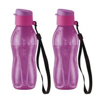 Kit 2 Garrafas de Água Tupperware Eco Tupper Roxa 310ml