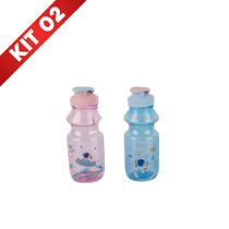 Kit 2 Garrafas Squeeze Plástico Astronauta 500 ml Esporte Academia Escola Trabalho Passeio Infantil Coelho Kit 2 Garrafas Squeeze Plástico Astronauta 500 ml Esporte Academia Escola Trabalho Passeio Infantil Coelho