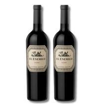 Kit 2 Garrafas Vinho Argentino El Enemigo Malbec 750ml - Elegância e Sabor Autêntico