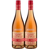 Kit 2 Garrafas Vinho Rose Albert Bichot C'est La Vie 750ml