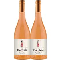 Kit 2 Garrafas Vinho Rose Pink Rabbit 750ml Kit 2 Garrafas Vinho Rose Pink Rabbit 750ml