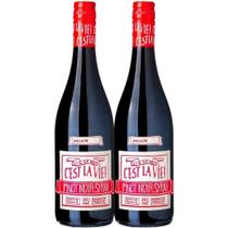 Kit 2 Garrafas Vinho Tinto Albert Bichot C'est La Vie 750ml Kit 2 Garrafas Vinho Tinto Albert Bichot C'est La Vie 750ml