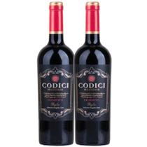 Kit 2 Garrafas Vinho Tinto Codici Primitivo Puglia 750ml Kit 2 Garrafas Vinho Tinto Codici Primitivo Puglia 750ml