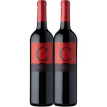Kit 2 Garrafas Vinho Tinto Dão Portugal Cabriz Terras da Beira Uvas Touriga Nacional Tinta Roriz