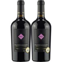 Kit 2 Garrafas Vinho Tinto Manduria Itália Farnese Zolla Primitivo 750ML Kit 2 Garrafas Vinho Tinto Manduria Itália Farnese Zolla Primitivo 750ML