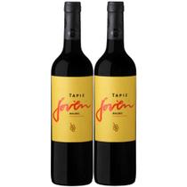 Kit 2 Garrafas Vinho Tinto Tapiz Joven Malbec 750ml