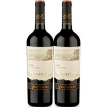 Kit 2 Garrafas Vinho Tinto Ventisquero Reserva Merlot 750ml