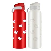 Kit 2 Garrafinha De Água Garrafa Academia Squeeze 1 Litro Infantil Tampa Emborrachada -