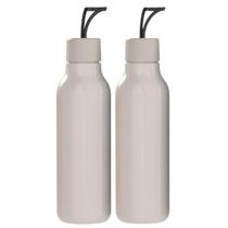 Kit 2 Garrafinhas De Água Squeeze 700ml Escritório Academia