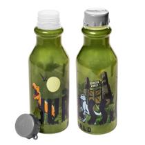 Kit 2 Garrafinhas Jurassic World Dinossauro com tampa 500ml